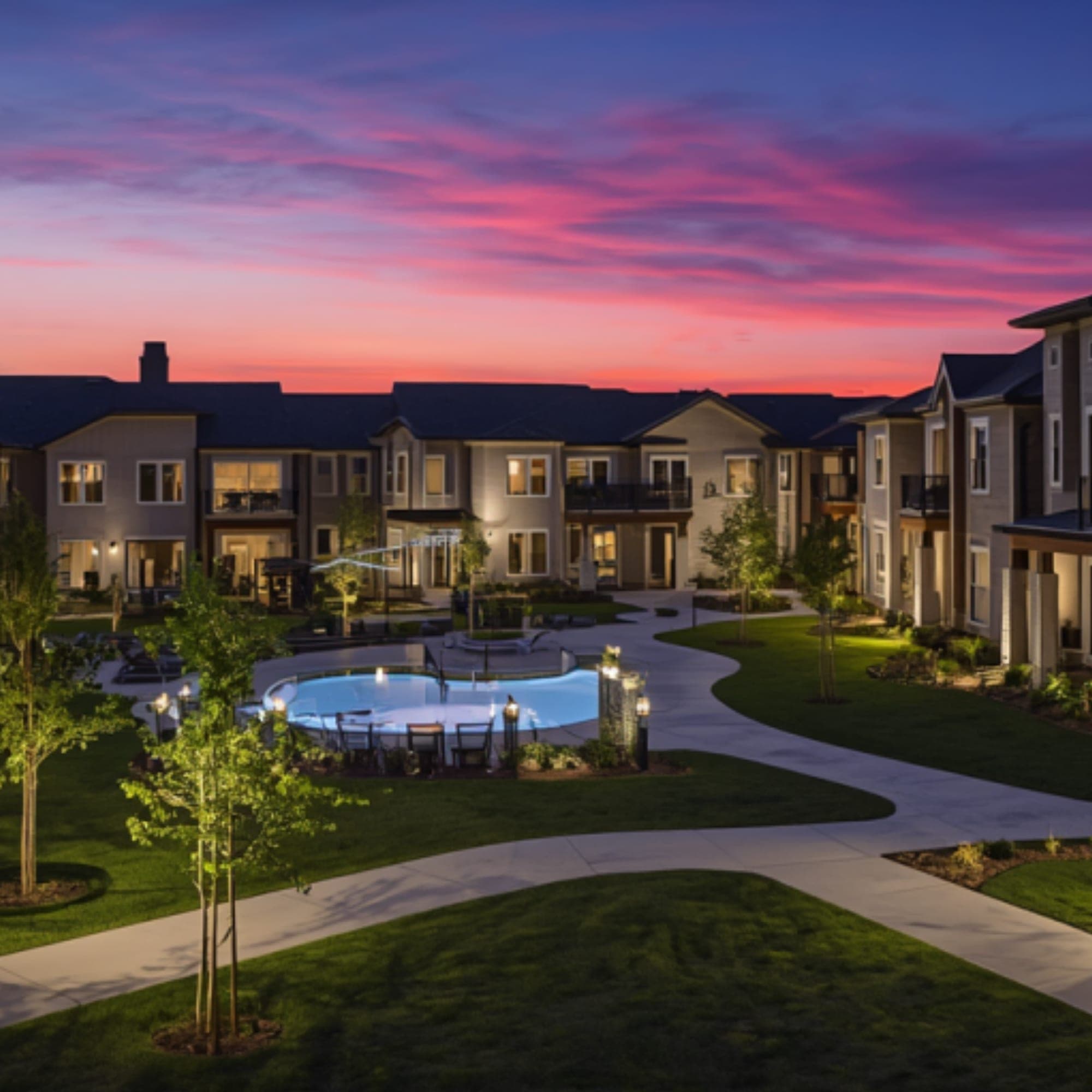 A premium residential context — the kind of homes Uniwater serves in this city