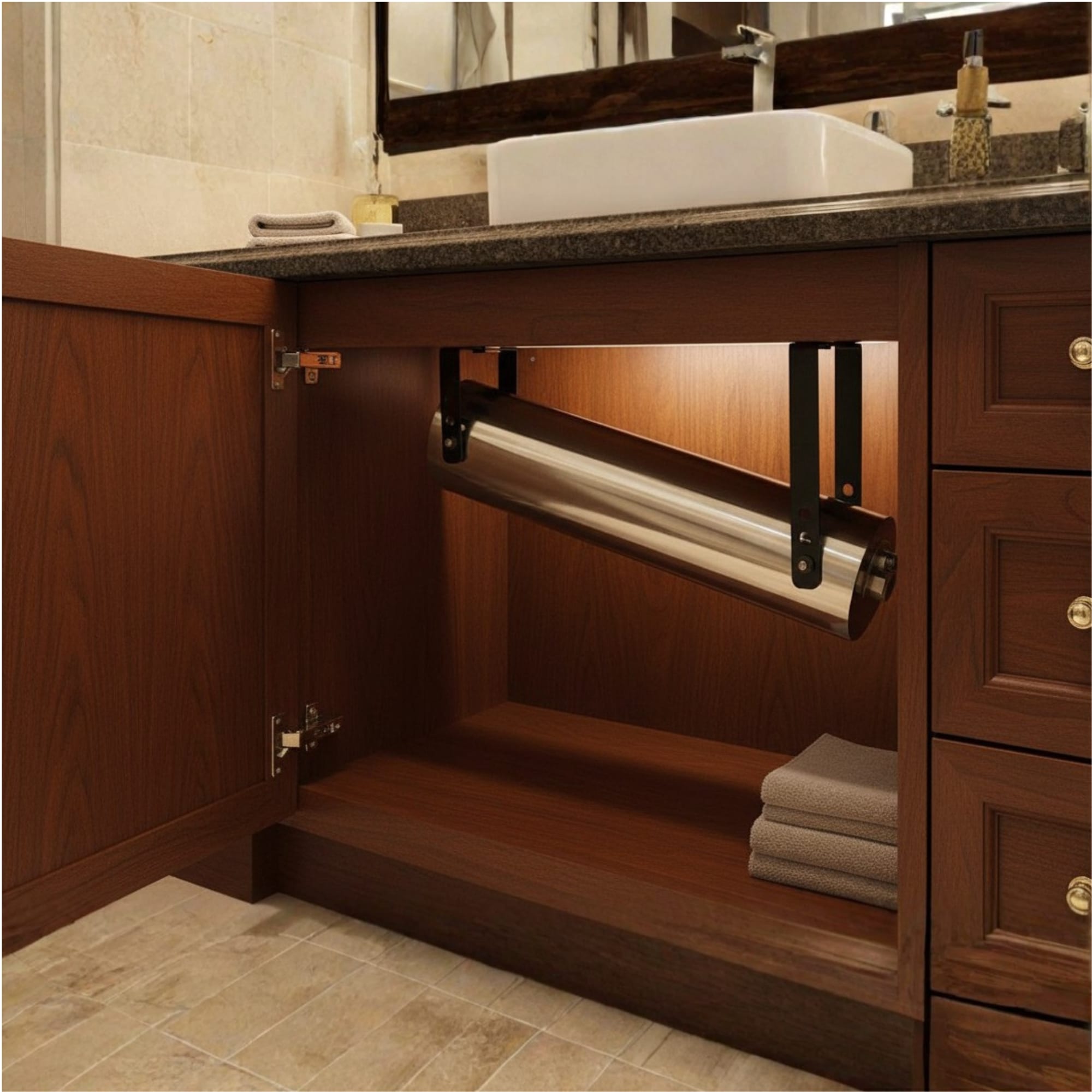 Compact under-sink install